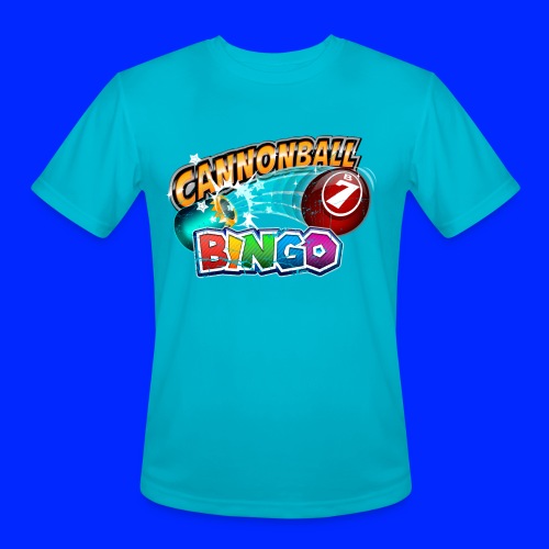Vintage Cannonball Bingo Logo - Men's Moisture Wicking Performance T-Shirt