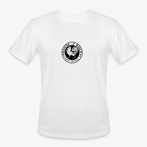 House of Rock round logo - Men's Moisture Wicking Performance T-Shirt