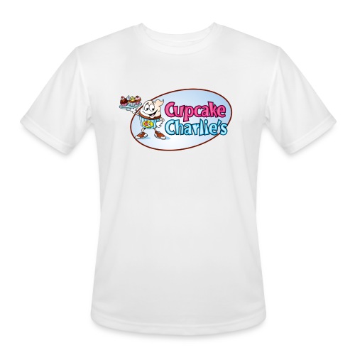 Cupcake Charlie's Logo - Men's Moisture Wicking Performance T-Shirt