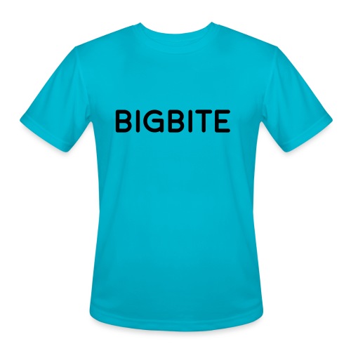 BIGBITE logo red (USE) - Men's Moisture Wicking Performance T-Shirt