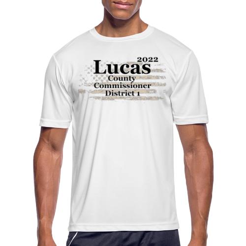 Lucas for Williamson County Commission- District 1 - Men's Moisture Wicking Performance T-Shirt