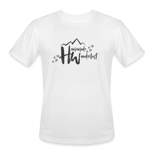 Homemade Wanderlust Black Logo - Men's Moisture Wicking Performance T-Shirt