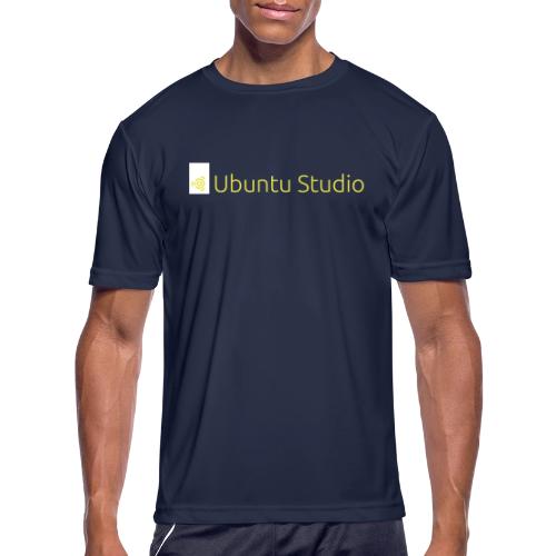 Ubuntu Studio Logo 2022 - White - Men's Moisture Wicking Performance T-Shirt