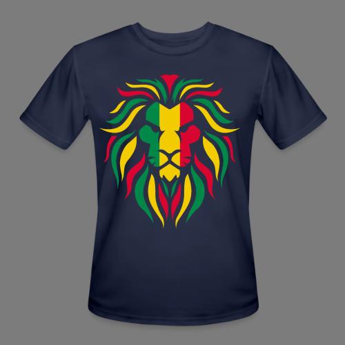 Reggae Lion & Cannabis Freedom Design - Men's Moisture Wicking Performance T-Shirt