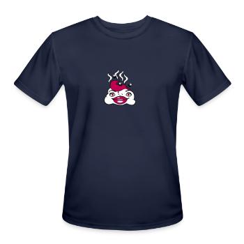 fille femme féminine sexy fille chaude mouche chau - T-Shirt Performance pour hommes - marine - Devant - Jackson (183cm)
