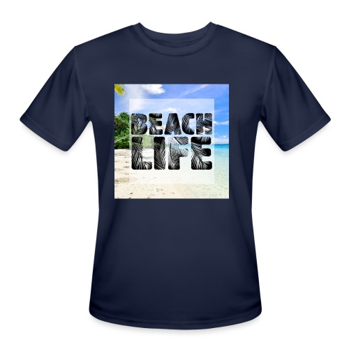 Beach Life Design - Men's Moisture Wicking Performance T-Shirt