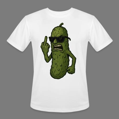 Angry Pickle Flipping the Bird - Men's Moisture Wicking Performance T-Shirt
