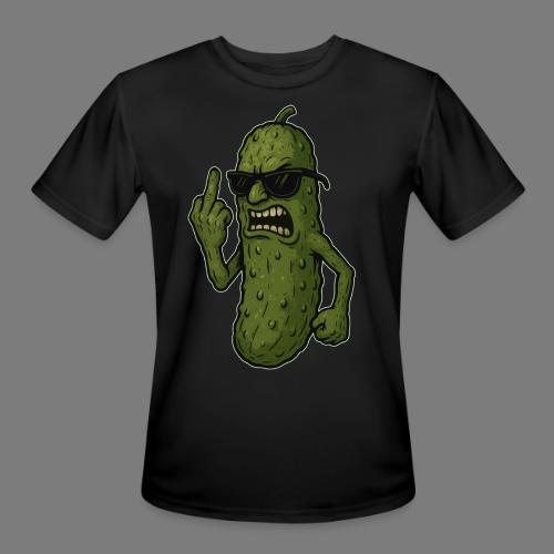 Angry Pickle Flipping the Bird - Men's Moisture Wicking Performance T-Shirt