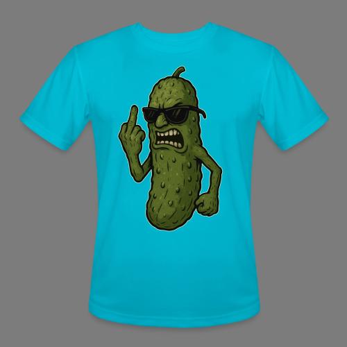 Angry Pickle Flipping the Bird - Men's Moisture Wicking Performance T-Shirt
