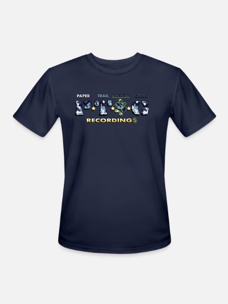 Blue Camo - Men's Moisture Wicking Performance T-Shirt - navy