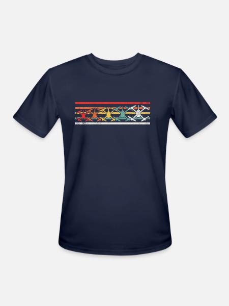Drone Quadcopter Drone Pilot - Men's Moisture Wicking Performance T-Shirt - navy