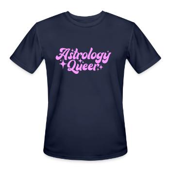Astrology Queer - Men's Moisture Wicking Performance T-Shirt - navy - Front - Jackson (183cm)