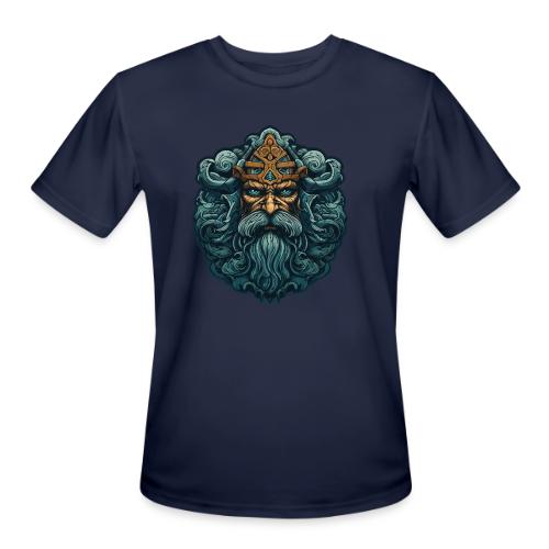Legendary Viking Warrior: Epic Design - Men's Moisture Wicking Performance T-Shirt