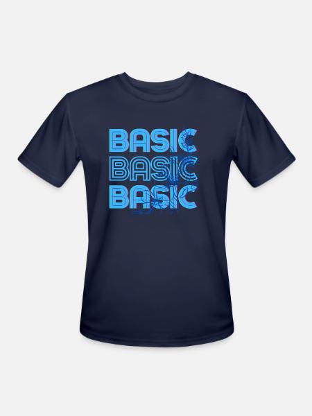 Basic - Men's Moisture Wicking Performance T-Shirt - navy