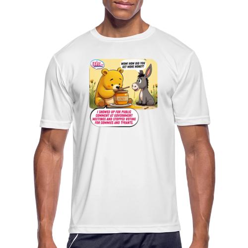 Honey Bear - Fire Tyrants - Men's Moisture Wicking Performance T-Shirt