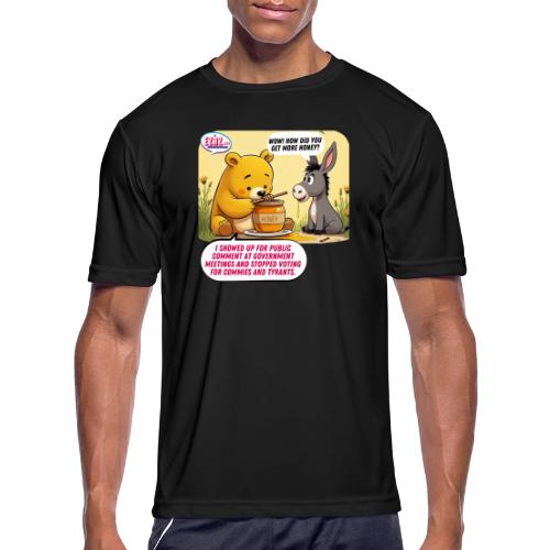 Honey Bear - Fire Tyrants - Men's Moisture Wicking Performance T-Shirt
