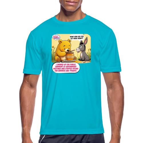 Honey Bear - Fire Tyrants - Men's Moisture Wicking Performance T-Shirt