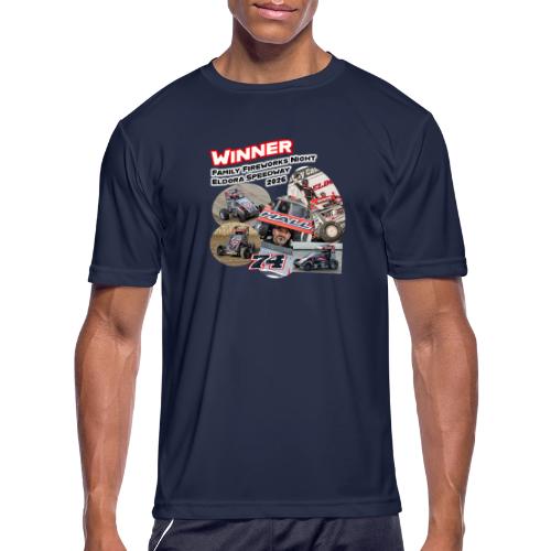 Luke Hall - Eldora Speedway FFN#1 Design 2 - Men's Moisture Wicking Performance T-Shirt