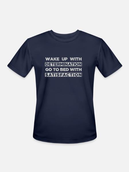 Motivational quote - Men's Moisture Wicking Performance T-Shirt - navy