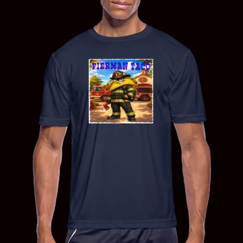 Fireman Taco - Men's Moisture Wicking Performance T-Shirt