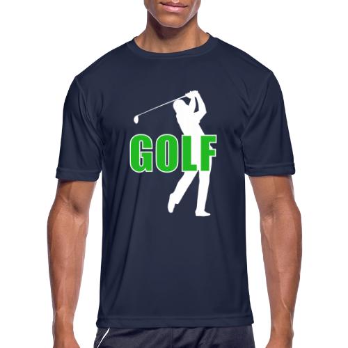 Golf: Classic Golf Motion - Men's Moisture Wicking Performance T-Shirt
