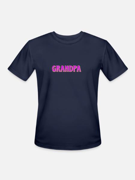 grandpa - Men's Moisture Wicking Performance T-Shirt - navy