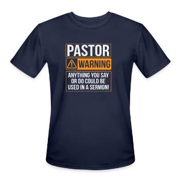 Best Christmas Event Planner: Funny Festivities - Men's Moisture Wicking Performance T-Shirt - navy - Front - Jackson (183cm)