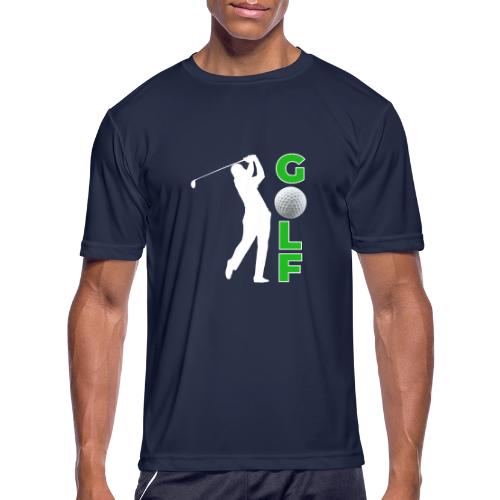 Golf: Classic Golf Motion - Men's Moisture Wicking Performance T-Shirt