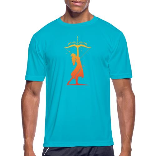 Sagittarius Archer Zodiac Fire Sign - Men's Moisture Wicking Performance T-Shirt