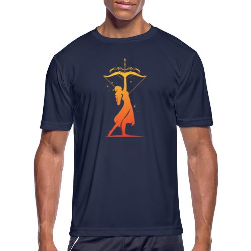 Sagittarius Archer Zodiac Fire Sign - Men's Moisture Wicking Performance T-Shirt