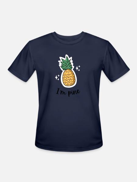I'm pine - Men's Moisture Wicking Performance T-Shirt - navy