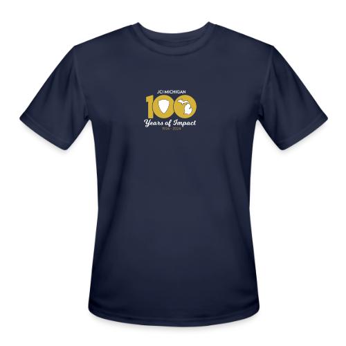 100 Years of JCI Michigan - Men's Moisture Wicking Performance T-Shirt