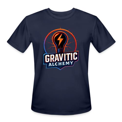 Gravitic Alchemy Logo - Men's Moisture Wicking Performance T-Shirt