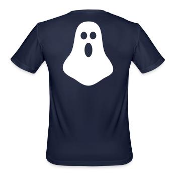 Ghost - Men's Moisture Wicking Performance T-Shirt - navy - Back - Jackson (183cm)