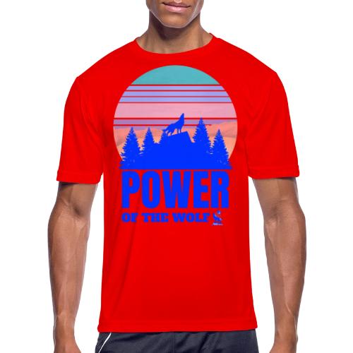 Power Of The Wolf - Men's Moisture Wicking Performance T-Shirt