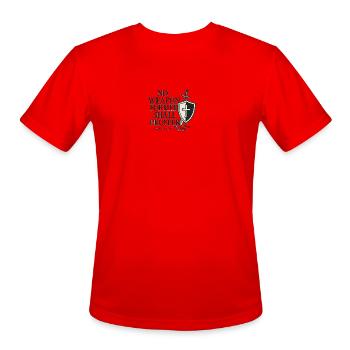 No Weapon Formed - Men's Moisture Wicking Performance T-Shirt - red - Front - Jackson (183cm)