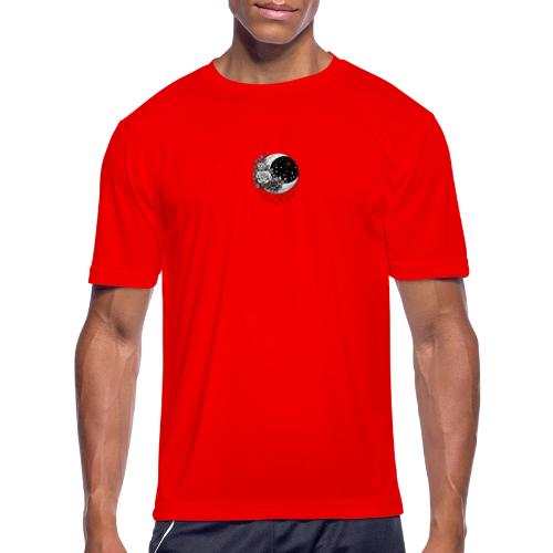Crescent Moon Floral - Men's Moisture Wicking Performance T-Shirt