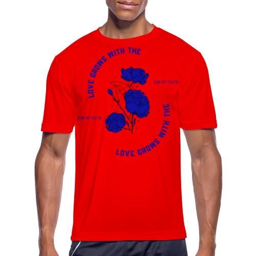 Love Grows With The Sun Of Faith - Men's Moisture Wicking Performance T-Shirt