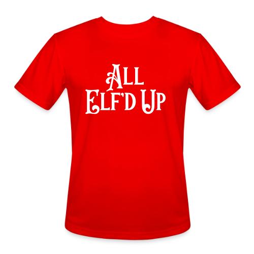 All Elf'd Up in White - Men's Moisture Wicking Performance T-Shirt