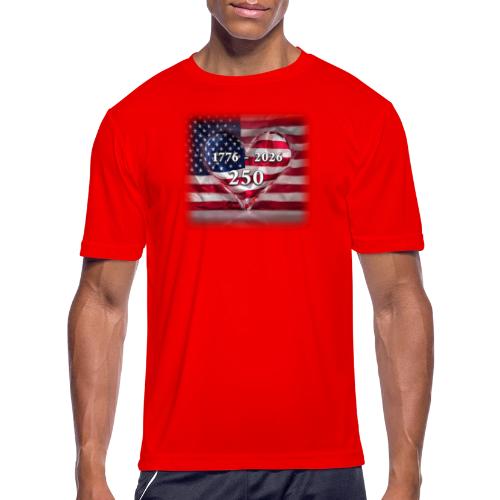 1776-2026 | 250 Years USA - Men's Moisture Wicking Performance T-Shirt