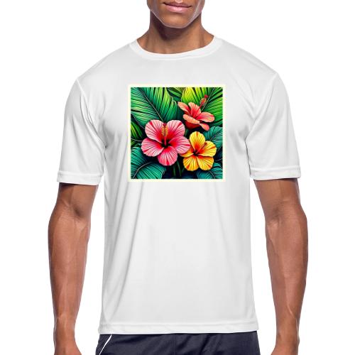 Exotic Flower Garden Dreams - Men's Moisture Wicking Performance T-Shirt
