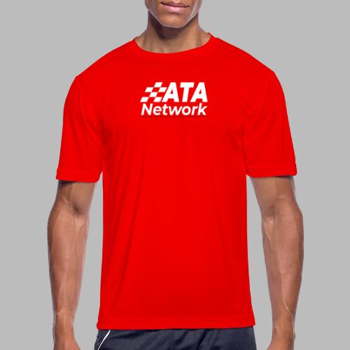 ATA Network Light Logo Vertical - Men's Moisture Wicking Performance T-Shirt