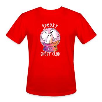 Spooky Vip Ghost Club Halloween Ghost Spooky Scary - Men's Moisture Wicking Performance T-Shirt - red - Front - Jackson (183cm)