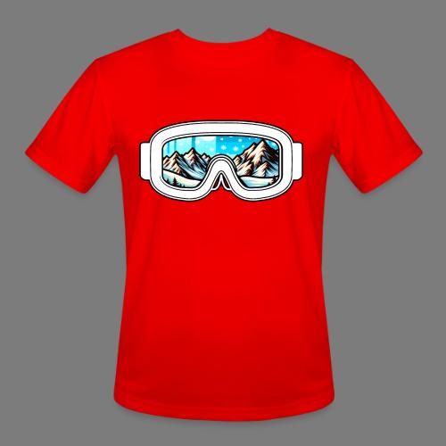 Snow Rush: Exclusive Snowboard & Ski Enthusiast - Men's Moisture Wicking Performance T-Shirt