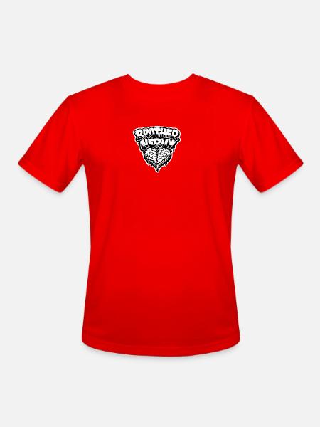 Brother Nervy Heart - Men's Moisture Wicking Performance T-Shirt - red