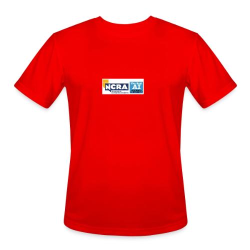 NCRA & AI logo with tagline - Men's Moisture Wicking Performance T-Shirt