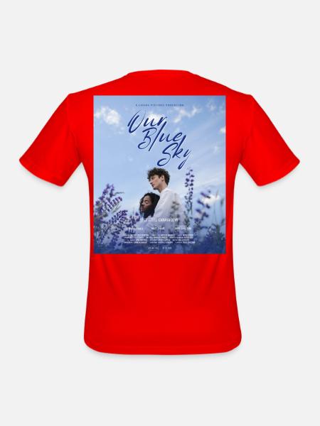 Our Blue Sky - Men's Moisture Wicking Performance T-Shirt - red
