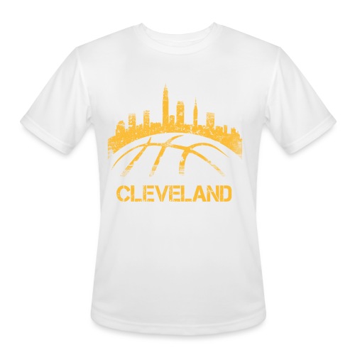 Cleveland Basketball Skyline - Men's Moisture Wicking Performance T-Shirt