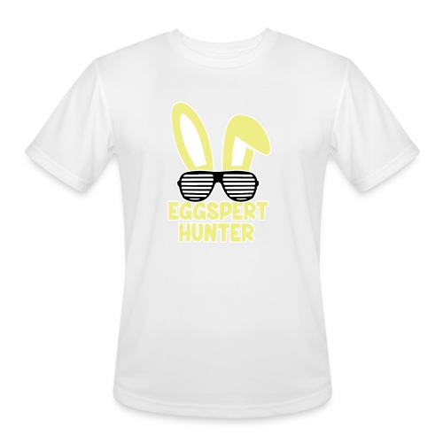 Eggspert Hunter Easter Bunny with Sunglasses - Men's Moisture Wicking Performance T-Shirt