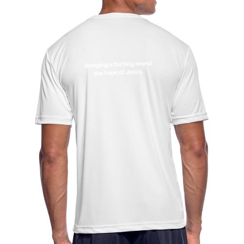 Logo and Mission Statement - Men's Moisture Wicking Performance T-Shirt